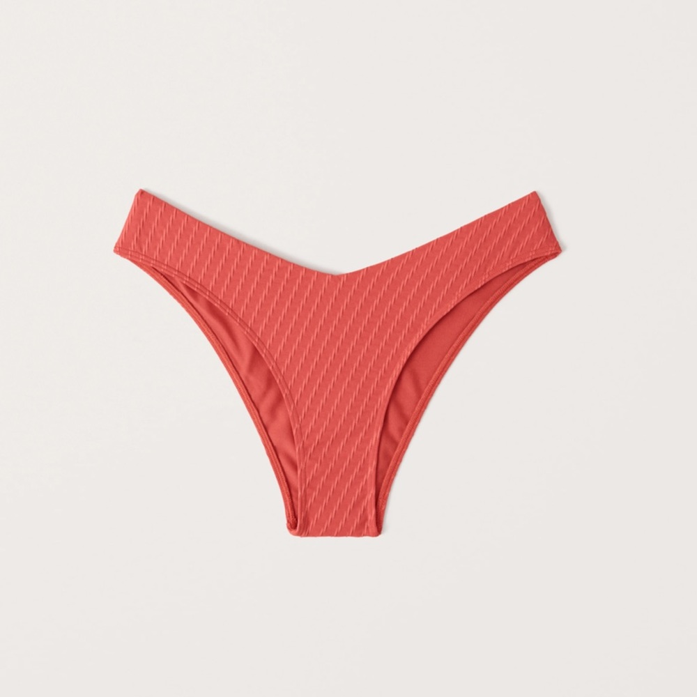 High-Leg Cheeky Swim Bottoms